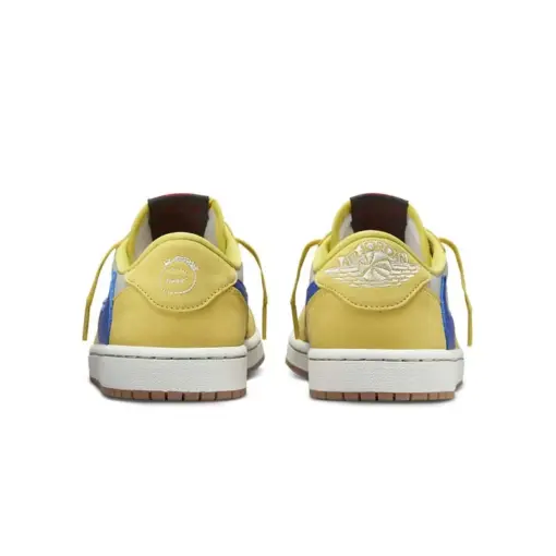 Air Jordan 1 x Travis Scott Low OG WMNS "Canary" 聯名款 倒鉤：圖片 4