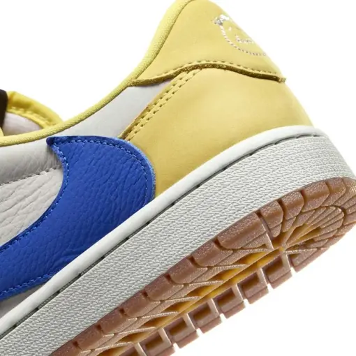 Air Jordan 1 x Travis Scott Low OG WMNS "Canary" 聯名款 倒鉤：圖片 8
