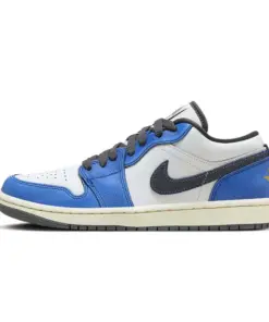 Onoglish x Air Jordan 1 Low SE "Flight"小野比利 聯名款 白皇家藍 籃球