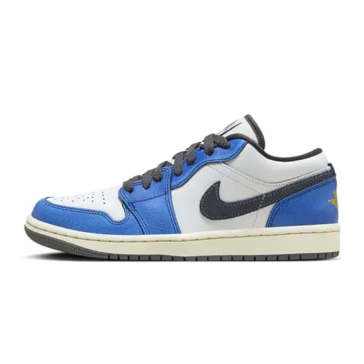 Onoglish x Air Jordan 1 Low SE "Flight"小野比利 聯名款 白皇家藍 籃球