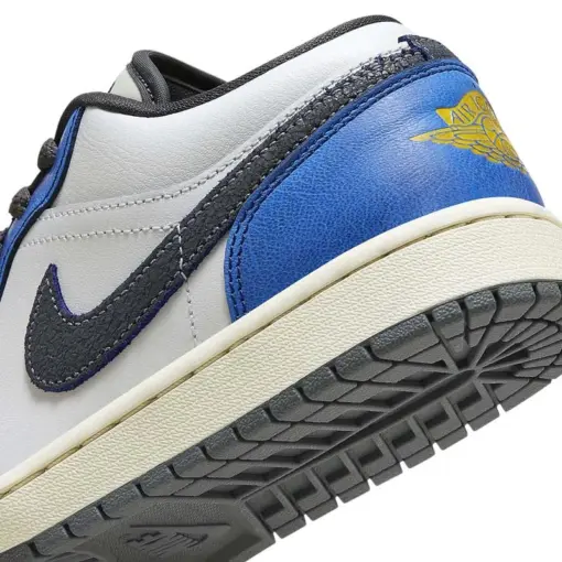 Onoglish x Air Jordan 1 Low SE "Flight"小野比利 聯名款 白皇家藍 籃球：圖片 8