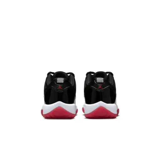Air Jordan 11 Low "Bred" GS 2025 經典回歸 黑白紅 女鞋 大童 FV5121-：圖片 4