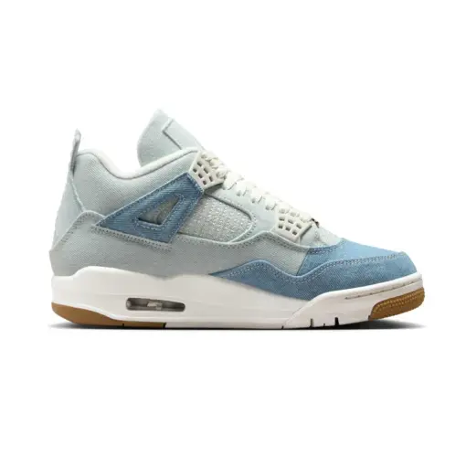 Air Jordan 4 TEX WMNS "Worn Blue" 丹寧牛仔 藍 女鞋 男女段 IB6716-：圖片 3