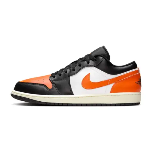 Air Jordan 1 Low "Shattered Backboard" 小扣碎 黑白橘 男鞋 55355