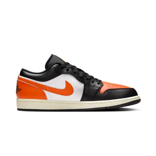 Air Jordan 1 Low "Shattered Backboard" 小扣碎 黑白橘 男鞋 55355：圖片 3