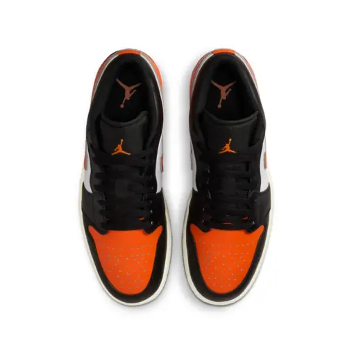 Air Jordan 1 Low "Shattered Backboard" 小扣碎 黑白橘 男鞋 55355：圖片 5