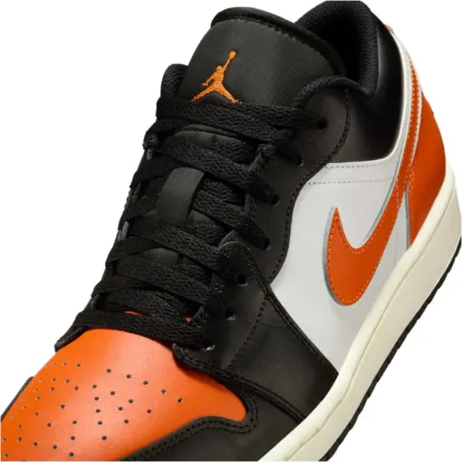 Air Jordan 1 Low "Shattered Backboard" 小扣碎 黑白橘 男鞋 55355：圖片 7