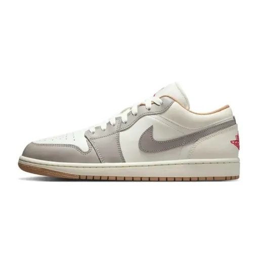 Air Jordan 1 Low "Sail College Grey" 玫瑰鐵觀音 男鞋 553558-16