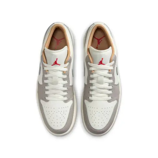 Air Jordan 1 Low "Sail College Grey" 玫瑰鐵觀音 男鞋 553558-16：圖片 5