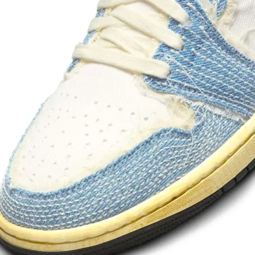 Air Jordan 1 Low Sashiko" 牛仔布 丹寧 車縫線 藍 男鞋 FN7670-493 [台：圖片 7