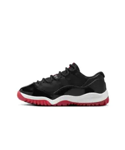 Air Jordan 11 Low "Bred" PS 2025 經典回歸 黑白紅 中童 FV5116-006