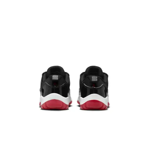 Air Jordan 11 Low "Bred" PS 2025 經典回歸 黑白紅 中童 FV5116-006：圖片 4