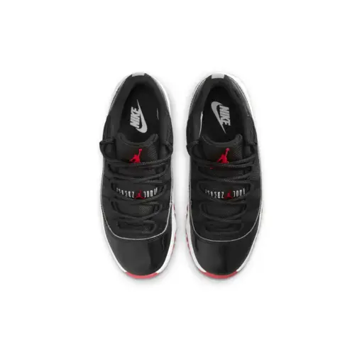 Air Jordan 11 Low "Bred" PS 2025 經典回歸 黑白紅 中童 FV5116-006：圖片 5