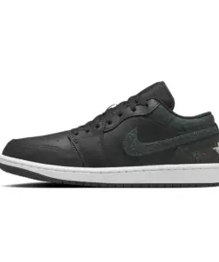 Air Jordan 1 Low "Black Elephant" 黑 爆裂紋 男鞋 FB9907-001