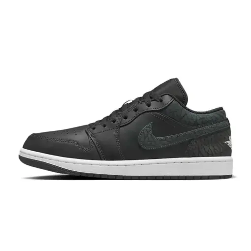 Air Jordan 1 Low "Black Elephant" 黑 爆裂紋 男鞋 FB9907-001