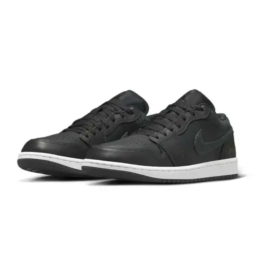 Air Jordan 1 Low "Black Elephant" 黑 爆裂紋 男鞋 FB9907-001：圖片 2
