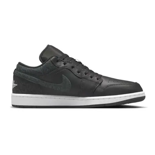 Air Jordan 1 Low "Black Elephant" 黑 爆裂紋 男鞋 FB9907-001：圖片 3
