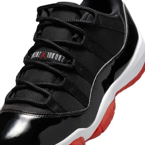 Air Jordan 11 Low "Bred" 2025 經典回歸 黑白紅 男鞋 FV5104-006：圖片 7