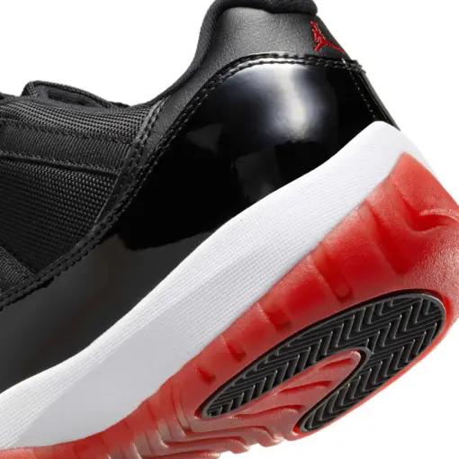 Air Jordan 11 Low "Bred" 2025 經典回歸 黑白紅 男鞋 FV5104-006：圖片 8