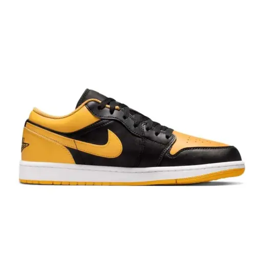 Air Jordan 1 Low "Yellow Ochre" 黑黃 男鞋 553558-072：圖片 3