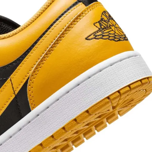 Air Jordan 1 Low "Yellow Ochre" 黑黃 男鞋 553558-072：圖片 8