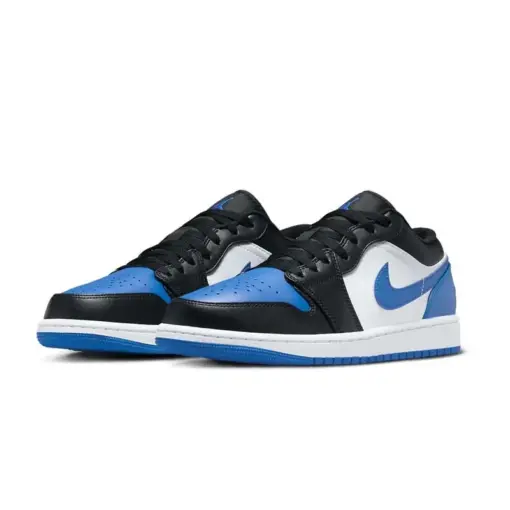 Air Jordan 1 Low " Blue Toe " 皇家黑藍 白腳趾 男鞋 553558-140：圖片 2