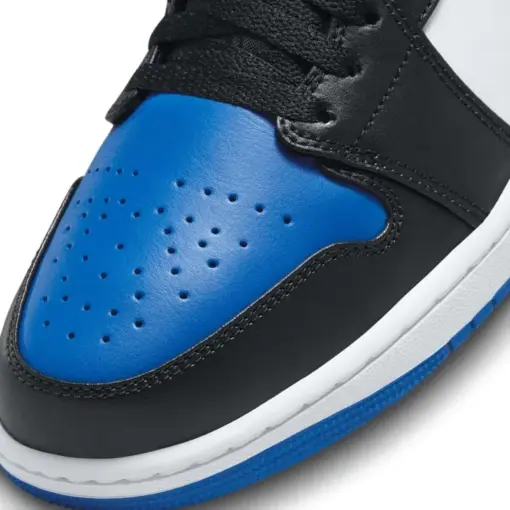 Air Jordan 1 Low " Blue Toe " 皇家黑藍 白腳趾 男鞋 553558-140：圖片 7