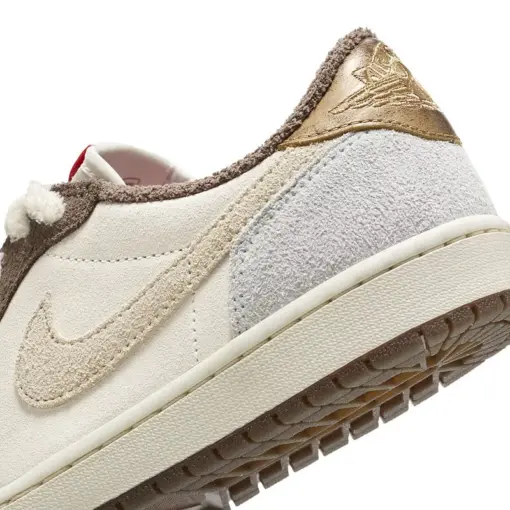 Air Jordan 1 Low OG "Year Of The Rabbit" 兔年 棕白 男鞋 DV131：圖片 8