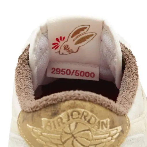 Air Jordan 1 Low OG "Year Of The Rabbit" 兔年 棕白 男鞋 DV131：圖片 9