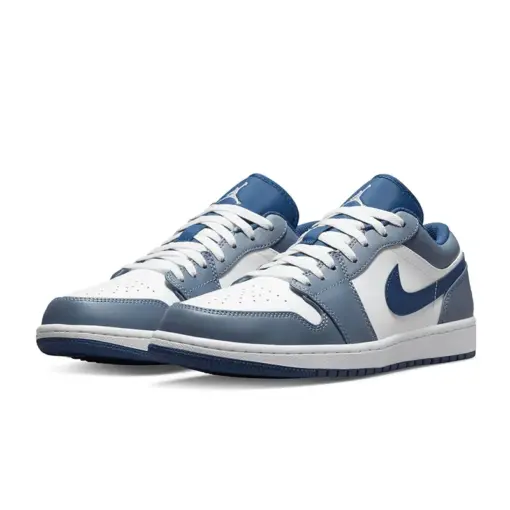 AIR JORDAN 1 LOW " GREYISH BLUES " 灰藍 男鞋 553558-414 [台灣：圖片 2