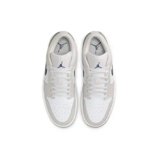 AIR JORDAN 1 LOW "Georgetown" 白灰藍 男鞋 553558-146：圖片 5