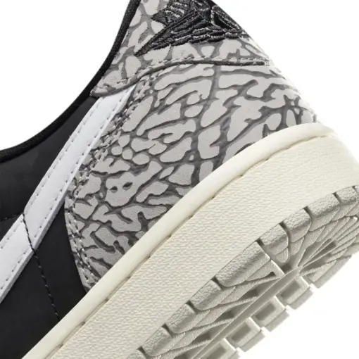 Air Jordan 1 Low OG "Black Elephant" 爆裂紋 黑灰 男鞋 CZ0790-0：圖片 8