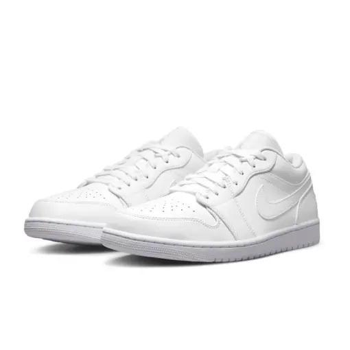 Air Jordan 1 Low "Triple White" 全白 男鞋 553558-136：圖片 2