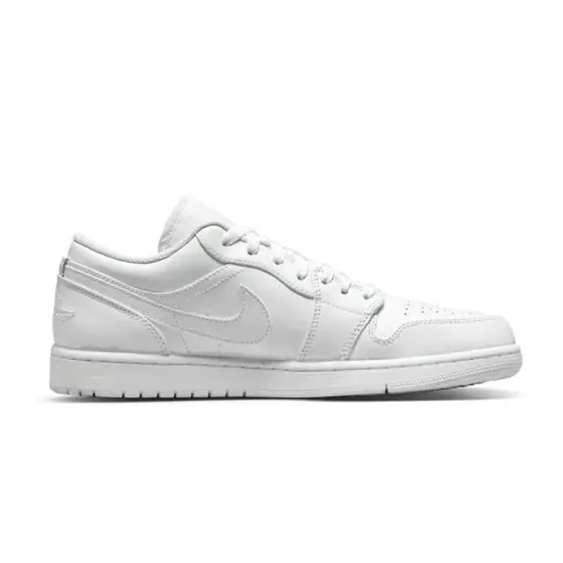 Air Jordan 1 Low "Triple White" 全白 男鞋 553558-136：圖片 3