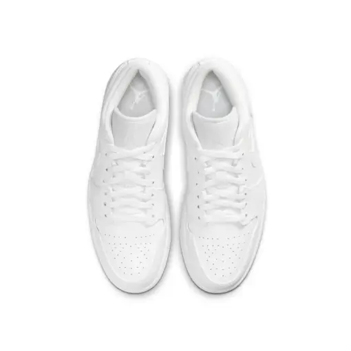 Air Jordan 1 Low "Triple White" 全白 男鞋 553558-136：圖片 5