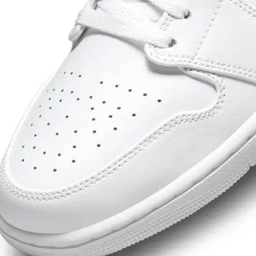 Air Jordan 1 Low "Triple White" 全白 男鞋 553558-136：圖片 7