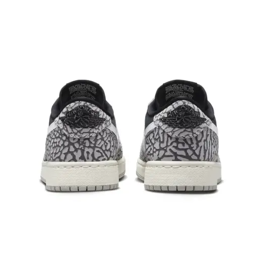 Air Jordan 1 Low OG GS "Black Elephant" 爆裂紋 黑灰 女鞋 大童 CZ：圖片 4