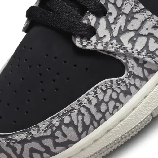 Air Jordan 1 Low OG GS "Black Elephant" 爆裂紋 黑灰 女鞋 大童 CZ：圖片 7