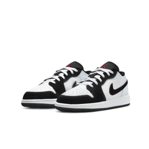 Air Jordan 1 low "Panda Toe" GS 熊貓腳趾 反光 大童 女鞋 黑白 HF3188：圖片 2
