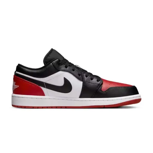 Air Jordan 1 Low "Bred Toe" 黑紅腳趾 男鞋 553558-161：圖片 3
