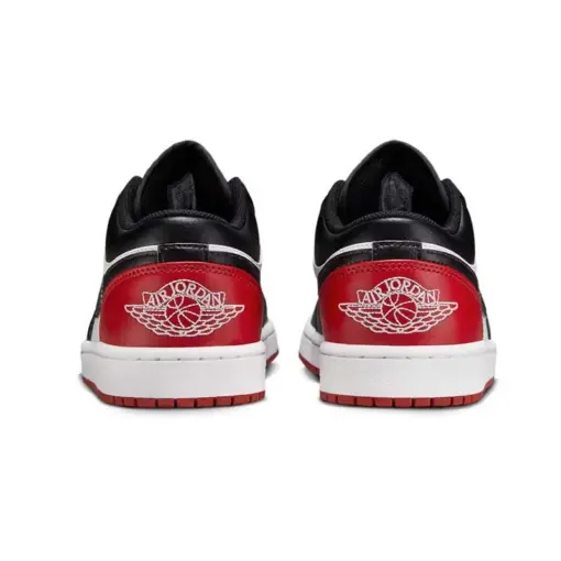 Air Jordan 1 Low "Bred Toe" 黑紅腳趾 男鞋 553558-161：圖片 4
