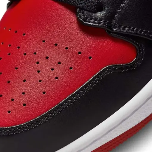 Air Jordan 1 Low "Bred Toe" 黑紅腳趾 男鞋 553558-161：圖片 7