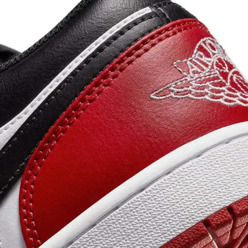 Air Jordan 1 Low "Bred Toe" 黑紅腳趾 男鞋 553558-161：圖片 8