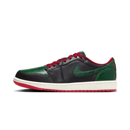 Air Jordan 1 Low OG WMNS "Gorge Green" GUCCI配色 綠紅 女鞋 男段