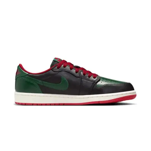 Air Jordan 1 Low OG WMNS "Gorge Green" GUCCI配色 綠紅 女鞋 男段：圖片 3