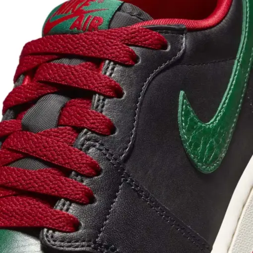 Air Jordan 1 Low OG WMNS "Gorge Green" GUCCI配色 綠紅 女鞋 男段：圖片 7