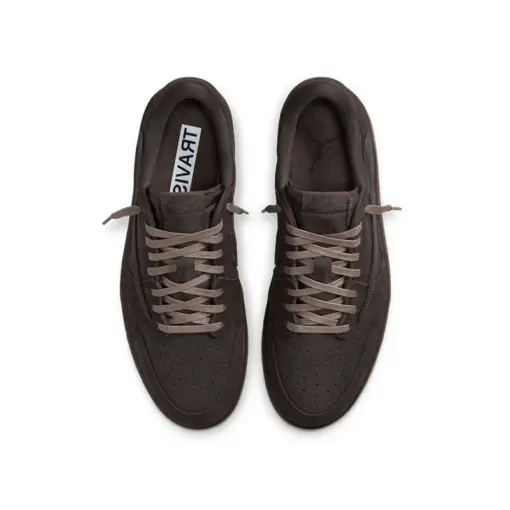 Travis Scott x Air Jordan 1 Low OG "Velvet Brown" 聯名款 倒：圖片 5