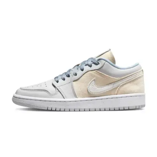 Air Jordan 1 Low W " Sail Canvas " 奶油白 帆布 女款 DQ4151-500