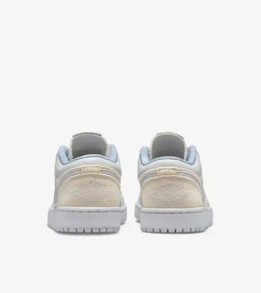 Air Jordan 1 Low W " Sail Canvas " 奶油白 帆布 女款 DQ4151-500：圖片 5