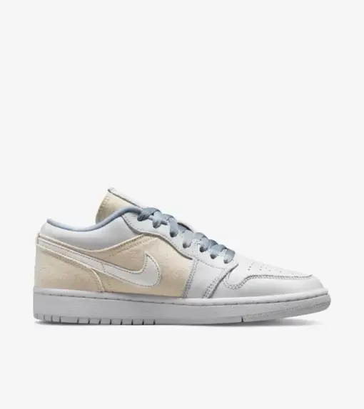 Air Jordan 1 Low W " Sail Canvas " 奶油白 帆布 女款 DQ4151-500：圖片 6